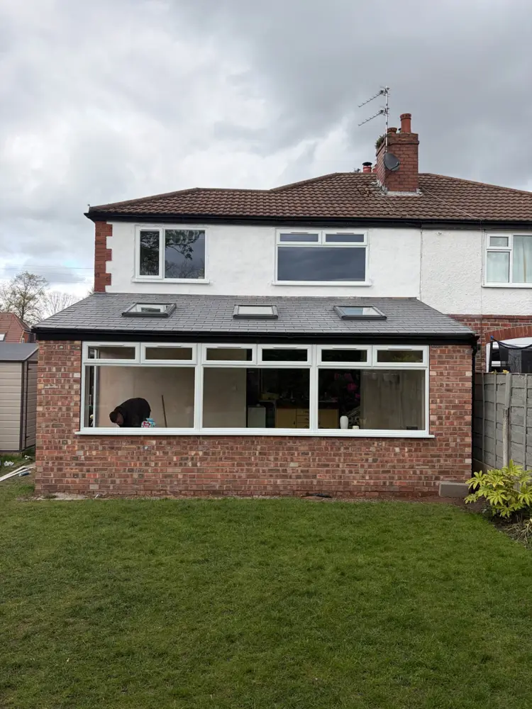 The same Urmston home after Quadrant Windows fitted a new conservatory and windows