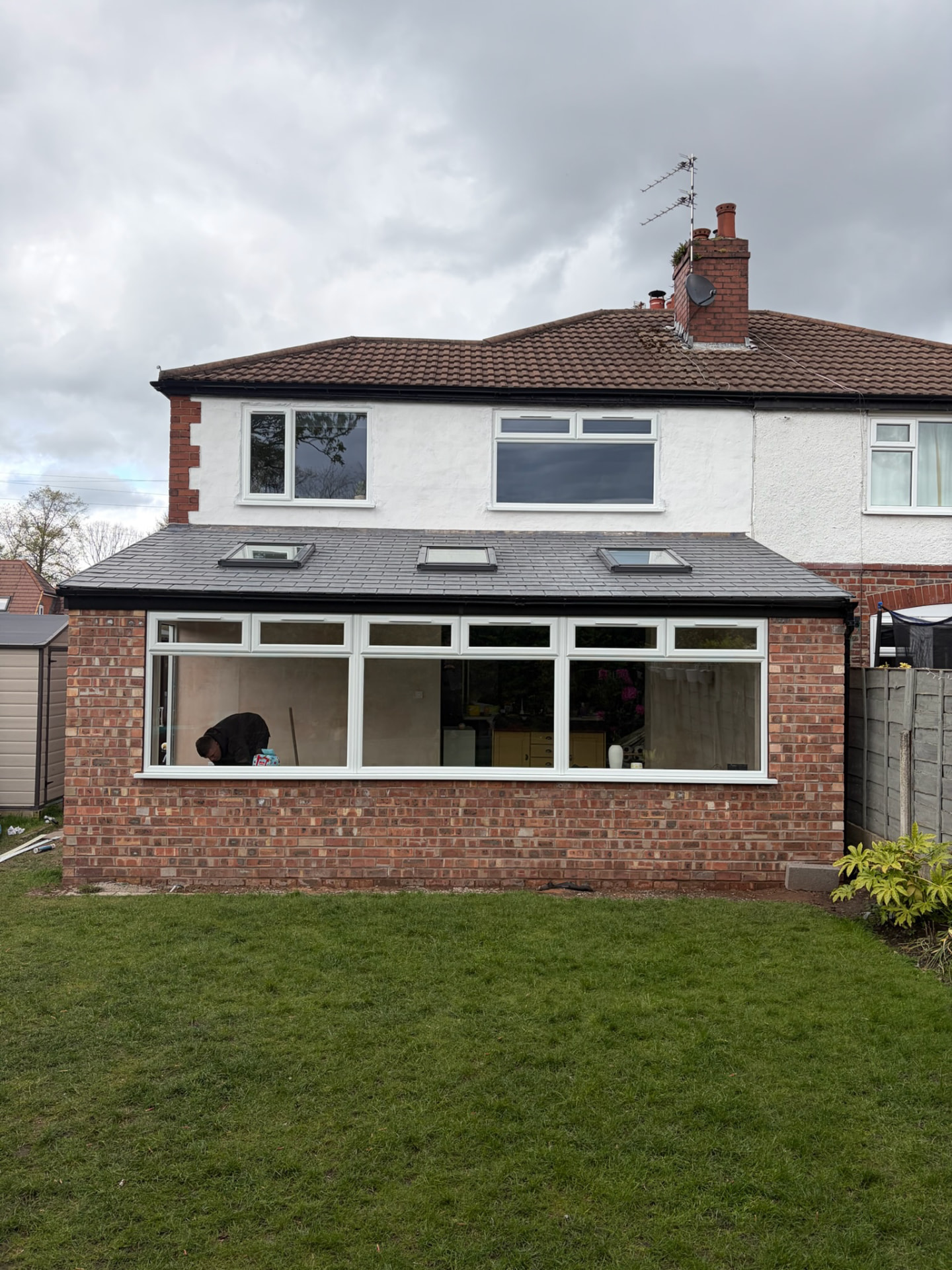 The same Urmston home after Quadrant Windows fitted a new conservatory and windows